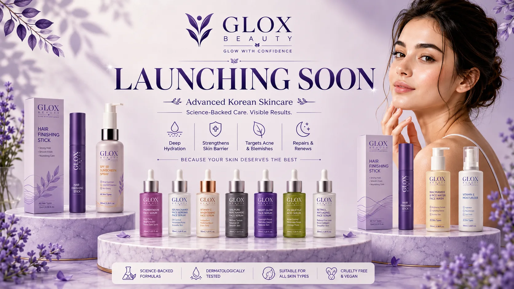 GLOX Beauty Launching Soon