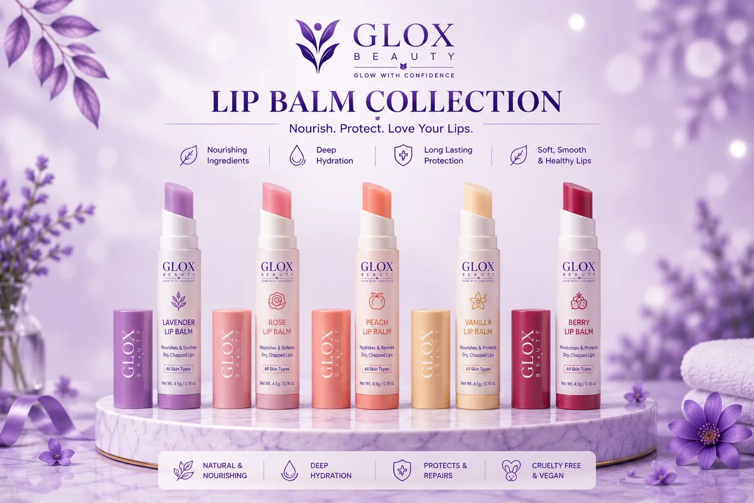 GLOX Beauty Product Collection